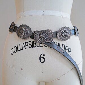 Vintage Navajo Concho Belt